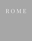 coffee house museum rome  Rome: Soft Gray Decorative Coffee Table Book for Stacking and Home Decoration