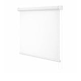 Weida | Estores Enrollables Translúcidos Y Lisos | para Ventanas Y Puertas | De 180x100cm | con Tejido De Calidad Y Fácil Instalación | Estor Enrollable Tipo Store (1, Blanco)