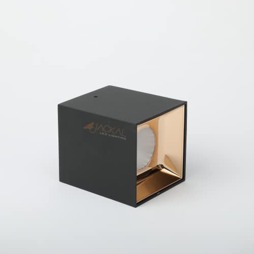 Image of JACKAL LED 20 Watts Warm White Square Surface Light Cylindrical Shape Indoor Ceiling Mounted Spot Light Cob Down Light Aluminium Body - Rose Gold