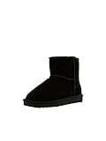 ESPRIT Boots aus Veloursleder mit Kunstfellfutter