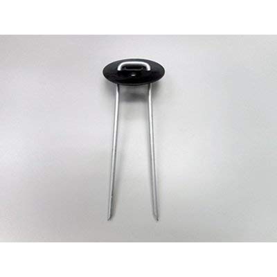 Amazon.co.jp: Ks ワッシャー付防草シート固定ピン 20cm 太さ4mm 200個