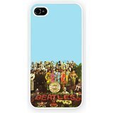 No dejar caer pintura Los Beatles Sgt Pepper Funda, iPhone 5/5S brillante teléfono celular caso/piel