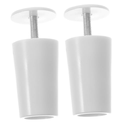 Sewroro Topes para Persianas Enrollables de Plástico Blanco 2 Piezas Accesorios para Ventanas Compatibles Persianas Correa o Manivela Uso Doméstico y Reemplazo Fácil