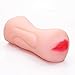 TUUFUY 3D Realistic Texture Handheld 2 in 1 Male Masturbators Cup Sex Toys Pocket Pussy Man Masturbation Stroker Ultra-Soft with Mouth and Vagina