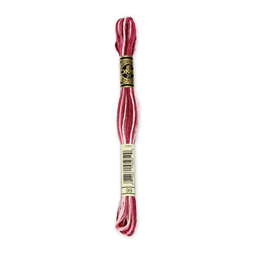 Image of DMC 6-Strand Embroidery Cotton Floss, Variegated Mauve