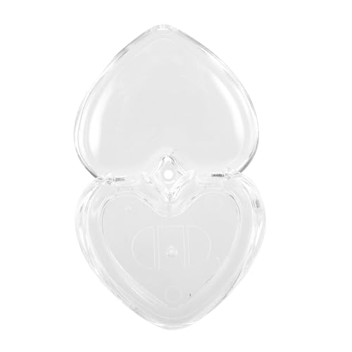 SOESFOUFU ハート 型 パッケージ ボックス 容器 ハイライター パウダー アイシャドウ ツール チーク メイクアップ パレット メイクアップ プレート アイシャドウ プレート 空 メイクアッ