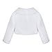 IEFIEL Chaqueta de Fiesta Boda para Niña Bolero Manga Larga con Pompónes...