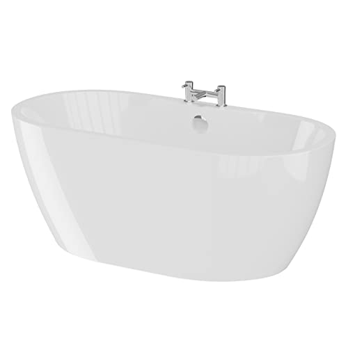 Wholesale Domestic Florence White 1650mm x 750mm Double Ended Freestanding Bath