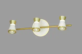 CITRA 18W Led Bathroom Vanity Picture Mirror 3 Light White Gold Wall Lamp - Warm White