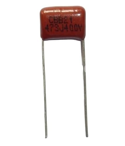 AARTERZZA 50pcs CBB Capacitor 473 400V 473J 0.047uF 47nF P10 CBB21 Metallized Polypropylene Film Capacitor