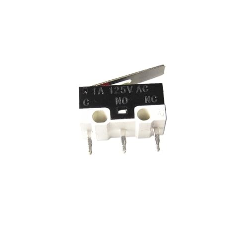 Interrupteur de souris durable à 3 broches avec micro contact fluide 1A 125V, pack de 10