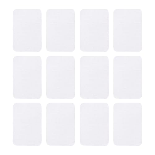 Cabilock Pegatinas Adecuado para Fijación para Alfombras de Color Blanco 30 Antideslizantes Adhesivo Fuerte y Material de Poliéster en Suelos de Madera y Baño