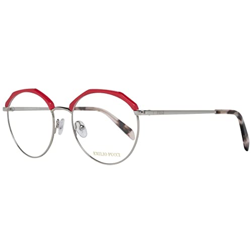 Lunettes Emilio Pucci rouge chic en acétate haut de gamme