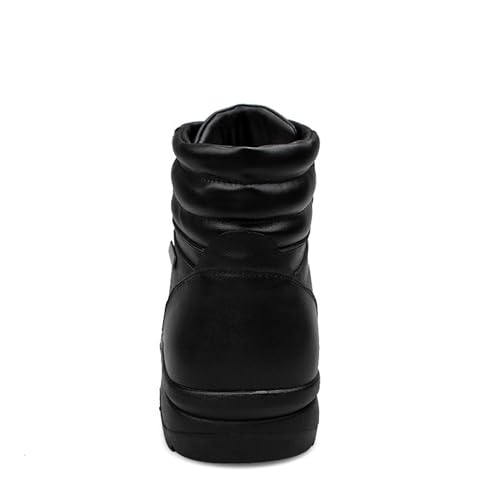 Men's Fashion Motorcycle Boots， With Thermal Insulation, Waterproof And Warm Fur Lining, Winter Snow Boots For Hiking, Oversized，Outdoor Boots2