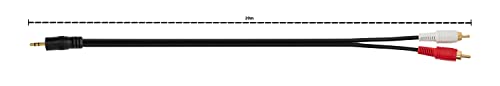 Cable RCA a Jack de 20 Metros System-S para Evitar Interferencias en Distancias Largas 5