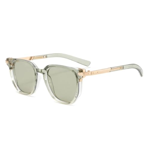 Lunettes de soleil rétro à rivets et verres dégradés pour affirmer votre style