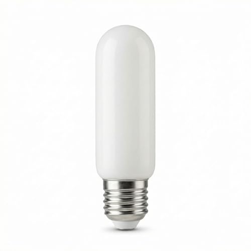 Area illumina - Lampadina LED Milky Tubolare E27 13W 3000K Luce Calda o 4000K Luce Naturale 1739–1779 lm Dimmerabile LED 25.000 Ore per Casa e Ufficio (1, Luce Naturale 4000K)