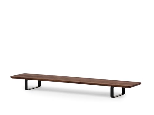 Oakywood Dual Monitor Stand - Handmade in EU - Natural Wood Monitor Stand Riser - Laptop Accessories – 220 lbs (100 kg) Capacity - 41.3