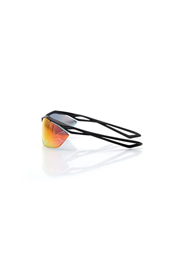Nike Vaporwing R Sunglasses - EV0914 (Matte Black/Speed Tint Uml Red Flash Lens)3
