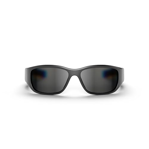 Reebok Nitrous Smart-Audio-Sonnenbrille verspiegelt polarisierte Gläser HiFi-Bluetooth-Sportbrille Schwarz