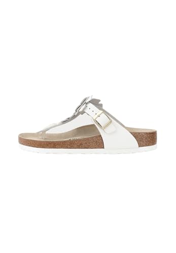Tongs Birkenstock Gizeh Flower blanc femme 36 sandales entre-doigt été