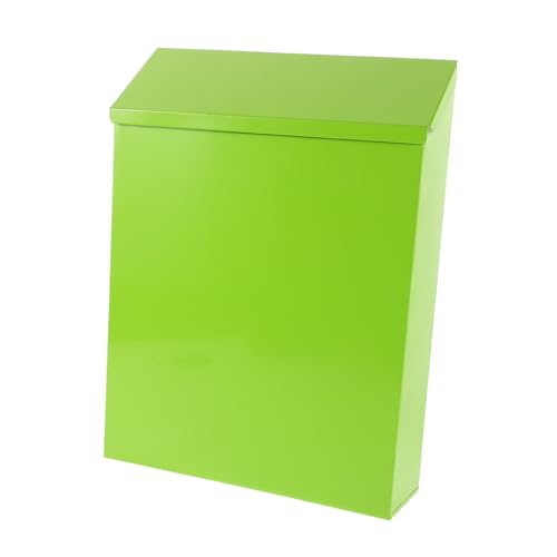 ADOCARN Vintage Wall-mounted Mailbox Iron Suggestion Box Safety Lock Decorative Mailbox for Office Home