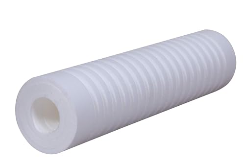 Image of Hi-Tech RO Melt Blown Replaceable Cartridge 10 in 5 Micron Sediment Filter for All Types of Water Purifiers (Grooving 150 Grams Each) - 2 Pcs