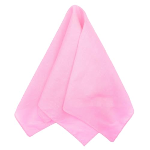 Image of MDSTYLE 100% Cotton Solid Color Bandana for Men & Women 22 inch x 22 inch Handkerchief Headband Scarf