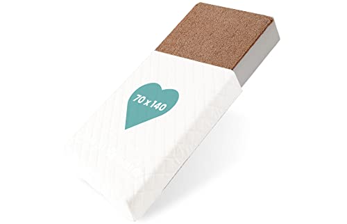 BestCare Prima Babymatratze 70 x 140 cm Kokos Schaumstoffmatratze mit waschbar Aleoe Vera Bezug Öko-Tex, Allergikerfreundlich