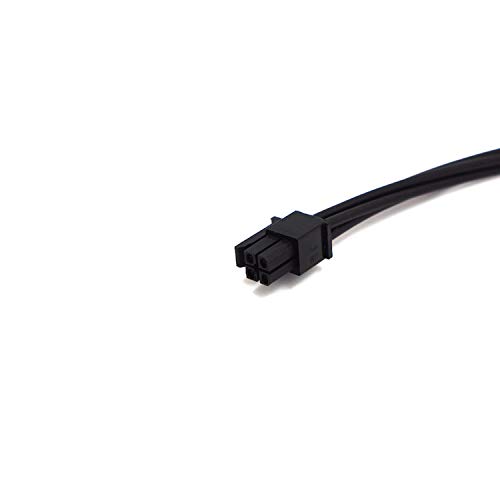 Bluexin Motherboard Atx Mini 4-Pin To 2X Right-Angle 15-Pin Sata Hard Drive Hdd Power Supply Adapter Cable(Mini 4 Pin To 2X Sata) For Lenovo 19-Inch(48Cm) #TOP1
