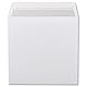 Briefumschläge Quadratisch 220 x 220 mm - Weiß mit grauem Innendruck - 50 Stück - EXTRA QUALITÄT - 100 g/m² - 22 x 22 cm - Für ganz besondere Anlässe! - Haftklebung - Qualitätsmarke: Gustav NEUSER