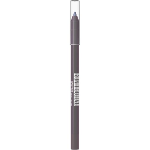 Maybelline New York - Crayon Yeux Waterproof - Texture Gel - Effet Tatouage - Tenue Extrême Jusqu'à 36 H - Tattoo Liner Galactic Chrome - Teinte : Space Graphite - 1,3 g