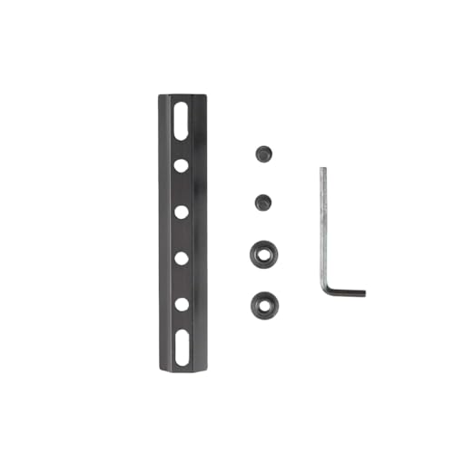 Base rail picatinny 6 slots 20mm standard pour montage de lunette de fusil