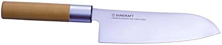 SUNCRAFT Senzo Japanese Knife Santoku 6.5in (16.5cm)
