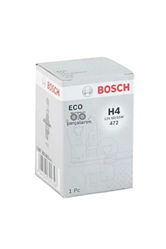 1987302803 H4 12V Standart Ampul, 55/60W, Tırnaklı P43t, DKM8855NM ile Uyumlu