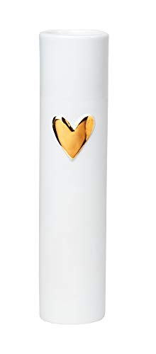 Vase - Herz Gold