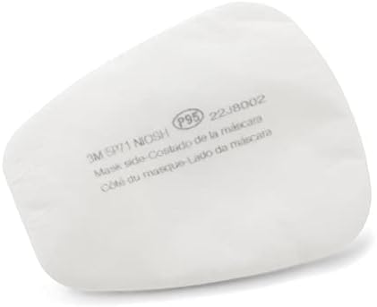 3M Respirator Filter Replacement 5P71-6, 6/Pack, P95, Must Be Used with 3M 5000 Respirators or 3M Cartridges 6000 Series