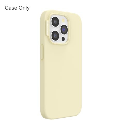 Image of PopSockets iPhone 13 Pro Phone Case with MagSafe, Wireless Charging Compatible, Yellow - Mist