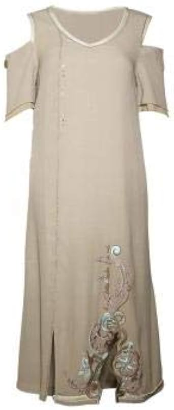 ROBE MIDI TERRA ACQUA Elisa Cavaletti ELP192057701 - S, Beige : Amazon.it:  Abbigliamento