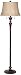 Brooke Traditional Floor Lamp Rich Bronze with Copper Accents Burlap Bell Shade for Living Room Reading Bedroom Office - Regency Hill