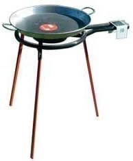 'Vaello' Set: gas burner 30 cm, stand and paella pan, type: (FR / GB / CH)
