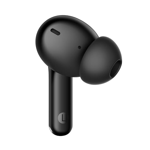 Image of Buds T110 Bluetooth Truly Wireless in Ear Earbuds for Realme mic, AI ENC for Calls, Google Fast Pair, 38 Hours Total Playback with Fast Charging and Low Latency Gaming Mode (Punk Black)