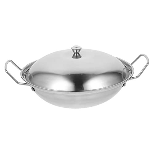Wok de acero inoxidable para cocina miniatura 1