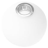 KAILIKETIY Paralume in Vetro Bianco per Lampada a Sospensione e Applique da Parete, Tipo G9, Finitura Smerigliata, per Camera da Letto e Caffetteria