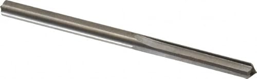 Hertel Solid Carbide Chucking Reamer, 0.1965" Diameter, 3" OAL, 1" Flute Length, Straight-Cylindrical Shank, 4 Flute, RH Cut
