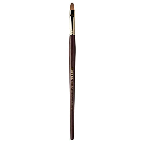 Escoda Reserva Series Artist Watercolor Short Handle Paint Brush, Pure Kolinsky-Tajmyr