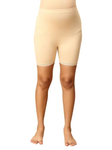 Image of The Mom Store Maternity Panties, Boyshorts Panties for Women - High Rise Maternity Wear, Full Rear Coverage Cotton Maternity Panty - Ideal for Pregnancy