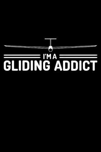  glider: Soaring gliding Notebook DIN A5 6x9 inches Planner diary writing book 120 pages Dotted lubrication book