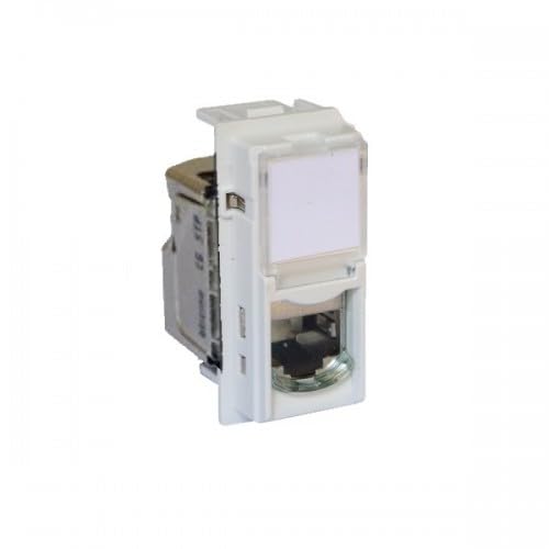 Prise RJ45 Living Now FTP CAT6 blanc Bticino BTKW4279C6F finition premium