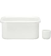 野田琺瑯 漬物容器 ホーロー 角型 保存容器 3.2L ぬか漬け美人 日本製 ホワイトシリーズ TK-32